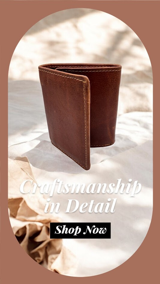 Leatherboss Mens RFID Blocking Hunter Leather Credit Card ID Trifold Wallet