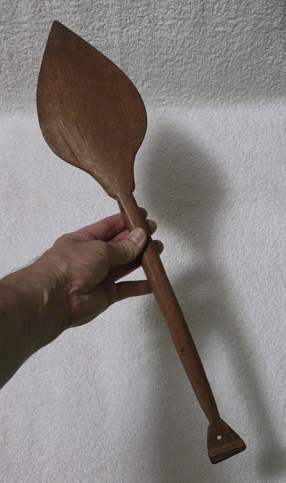 🔶️VINTAGE CARVED WOODEN PADDLE CEREMONIAL WAR CLUB SUBI OCEANIC TRIBAL ART