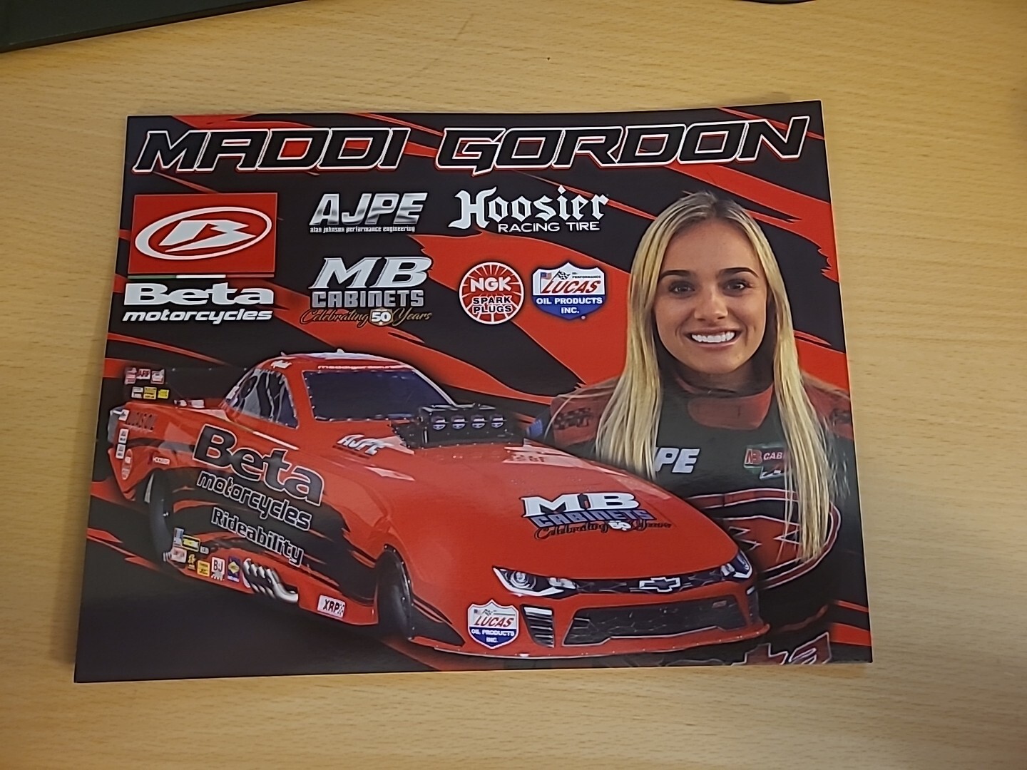 2024 Maddi Gordon NHRA Hero Card