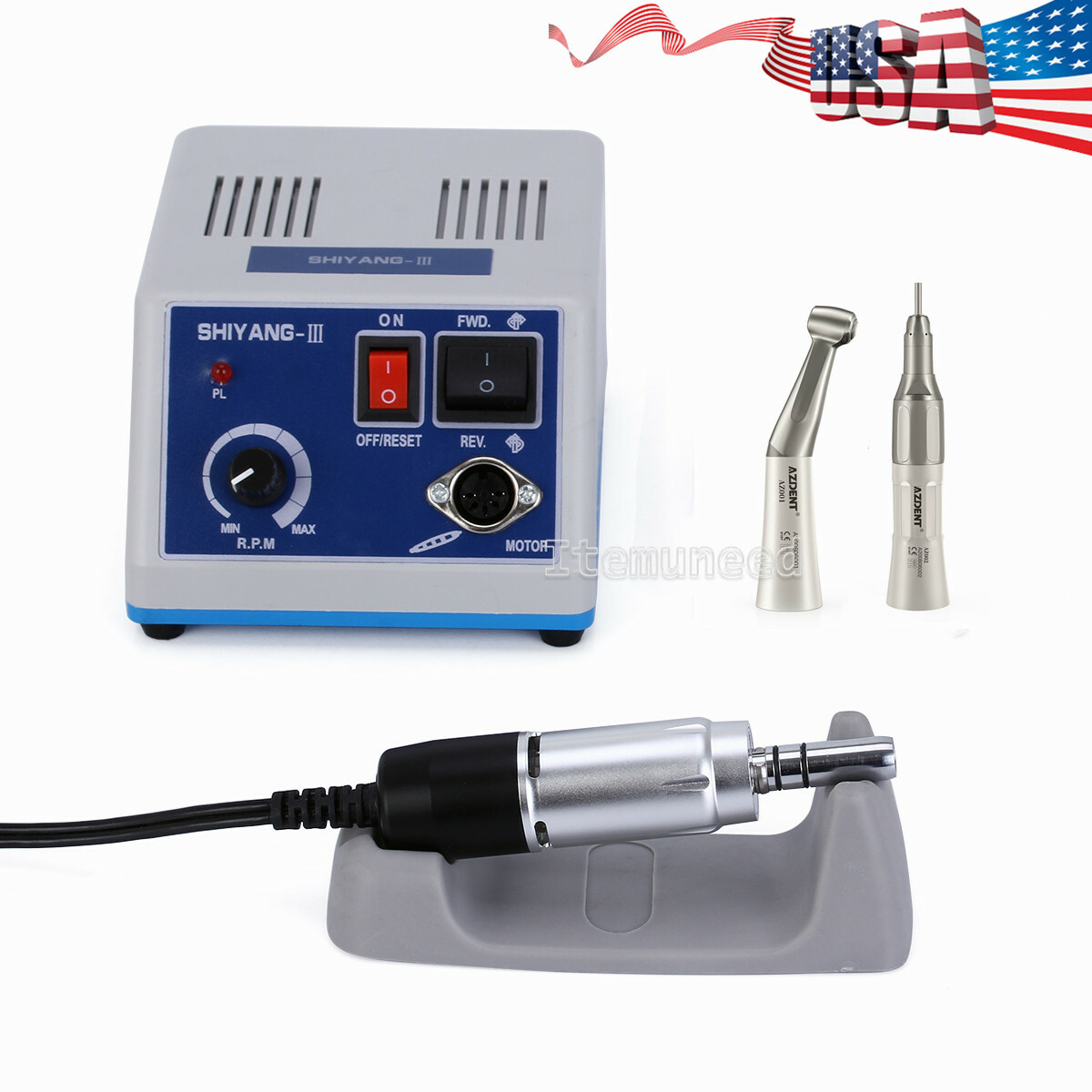 Dental Lab Marathon Electric Micromotor Contra Angle/Straight Handpiece Polisher