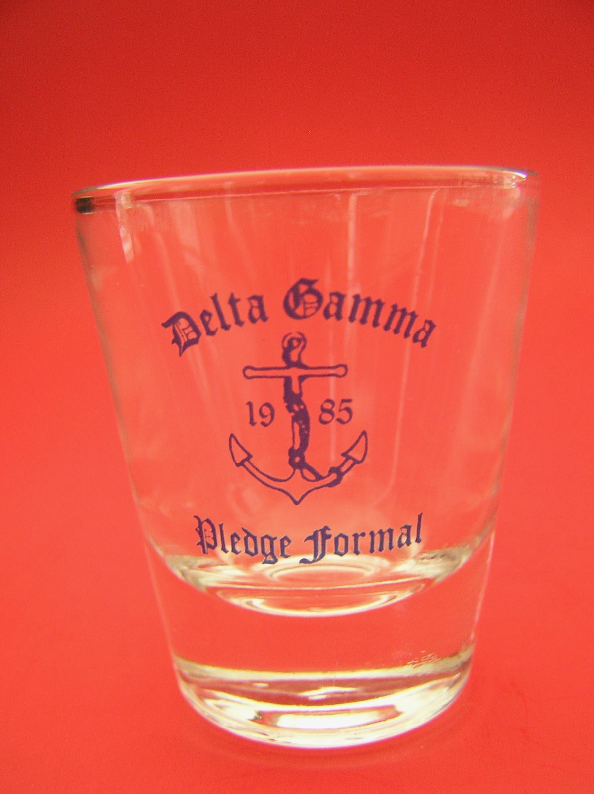 3 Shot Glasses: Nassau Bahamas, US Marine Corps Logo and Delta Gamma Sorority