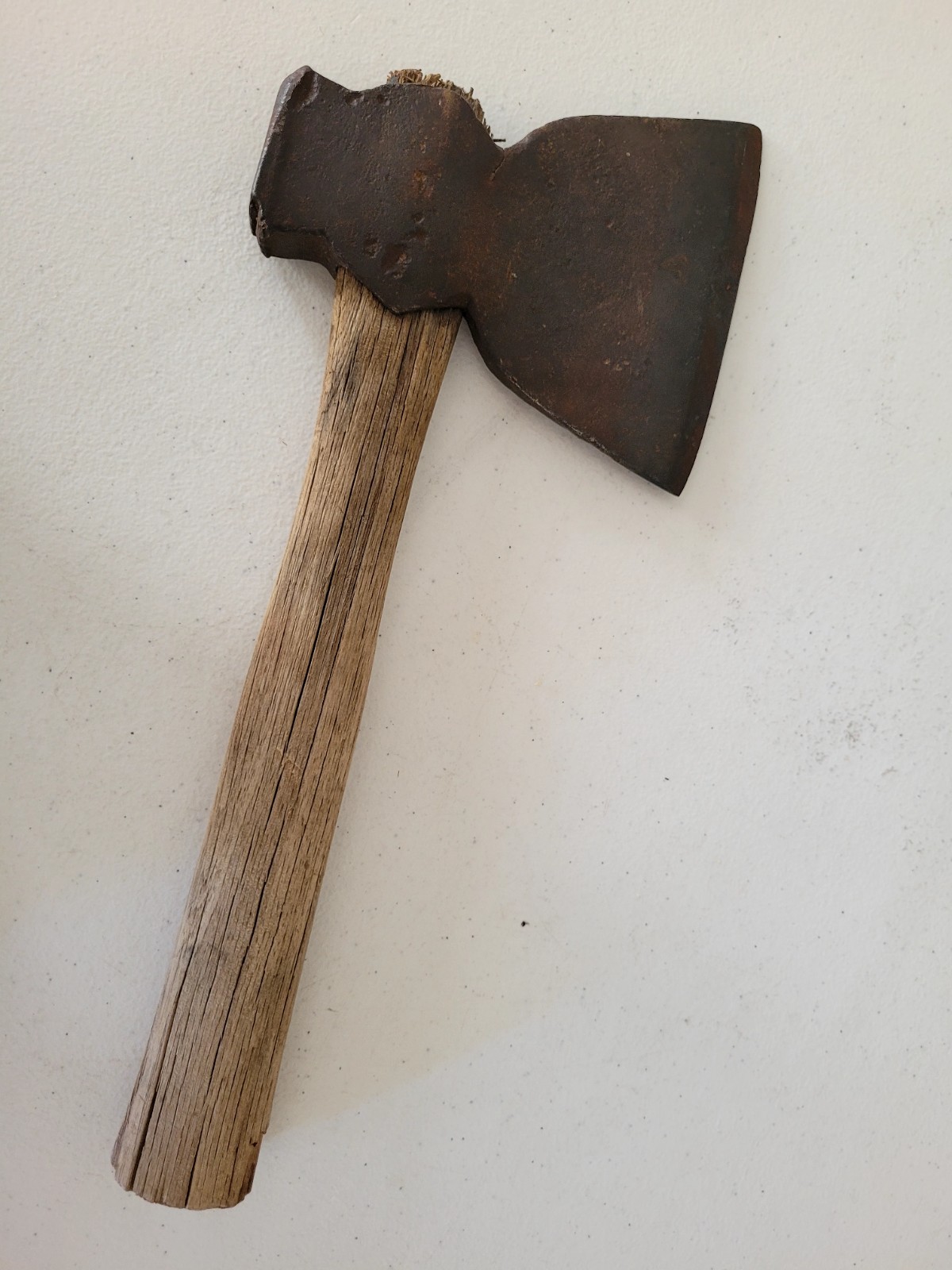 Antique/Vintage?  Hewing Axe Hatchet with Wooden Handle