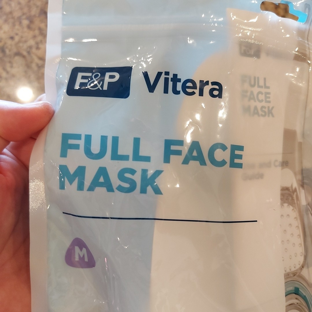 F&P Vitera Fit Pack Full Face with Medium Cushion Adjustable Headgear Sleep Aid