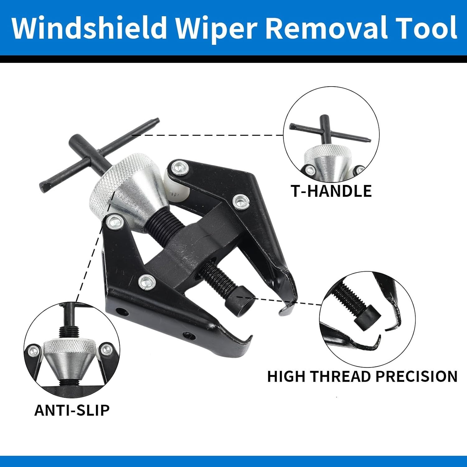 Auto Car Windscreen Windshield Wiper Blade Arm Puller Removal Remover Kit Tool
