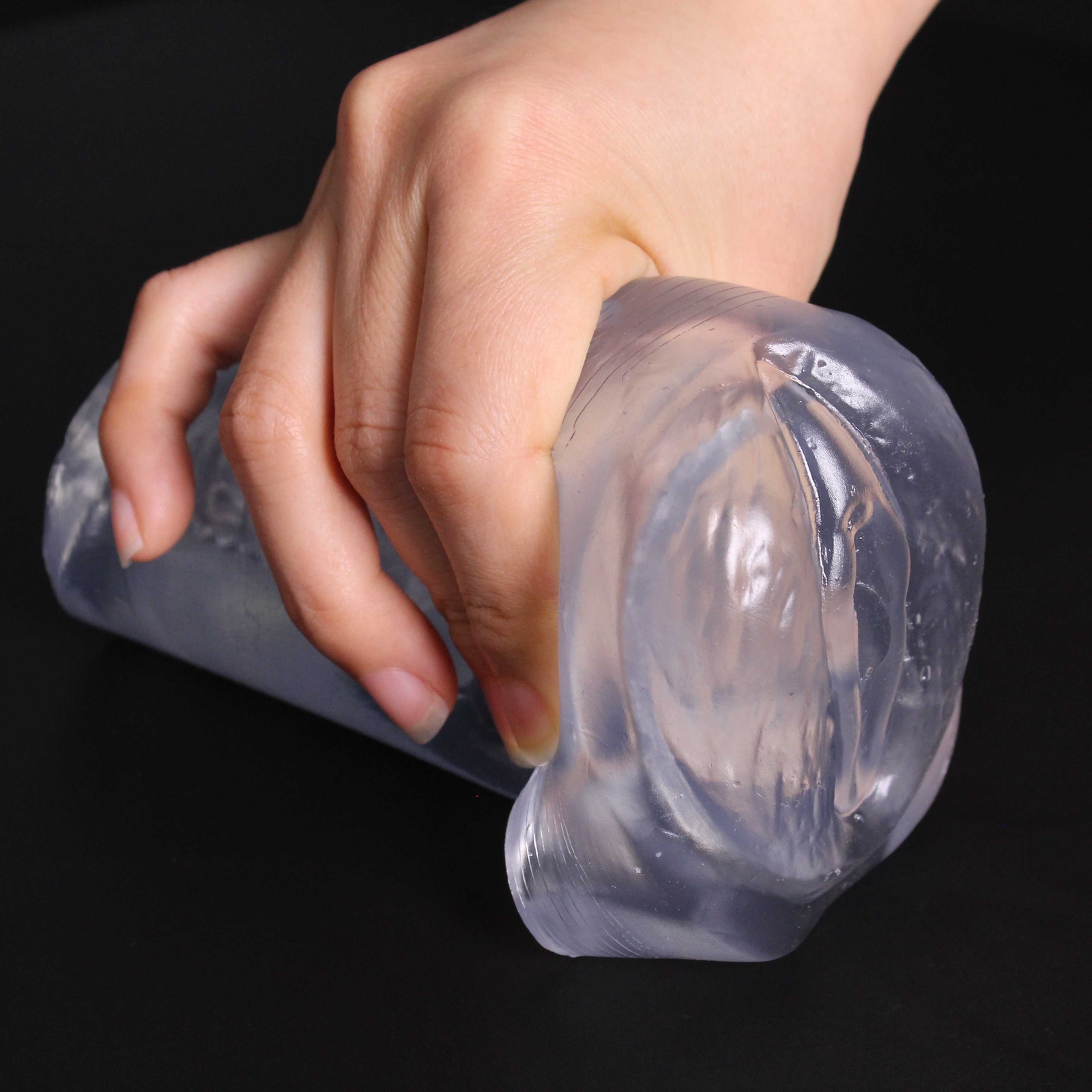 Realistic Silicone Insert Penis Donut Sleeve Enlagement Vacuum Pump Replacement