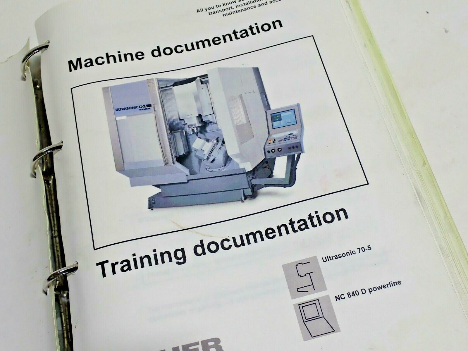 DMG ULTRASONIC 70-5 SIEMENS 840 D OPERATOR MANUAL