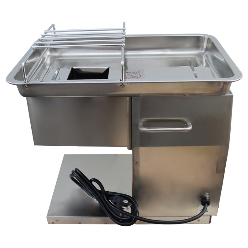 Open Box! QX Stainless Commercial Meat Cutting Machine Body without Blade 110V