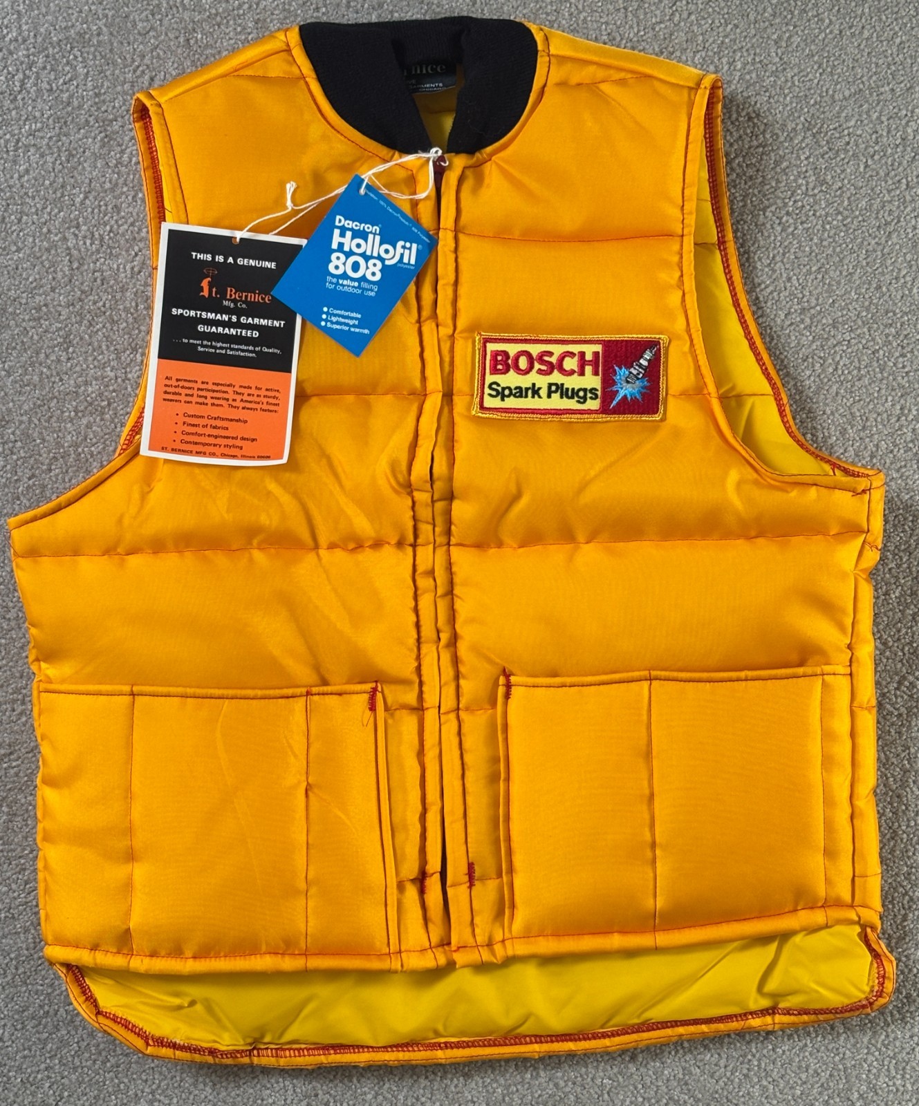 High Visibility Quilted Insulated Vest (Bosch);  Size M-S; Free Shipping
