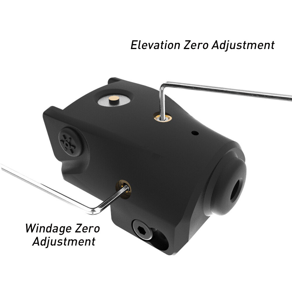 Laspur Sub Compact Green/Red Laser Sight Rechargeable Battery