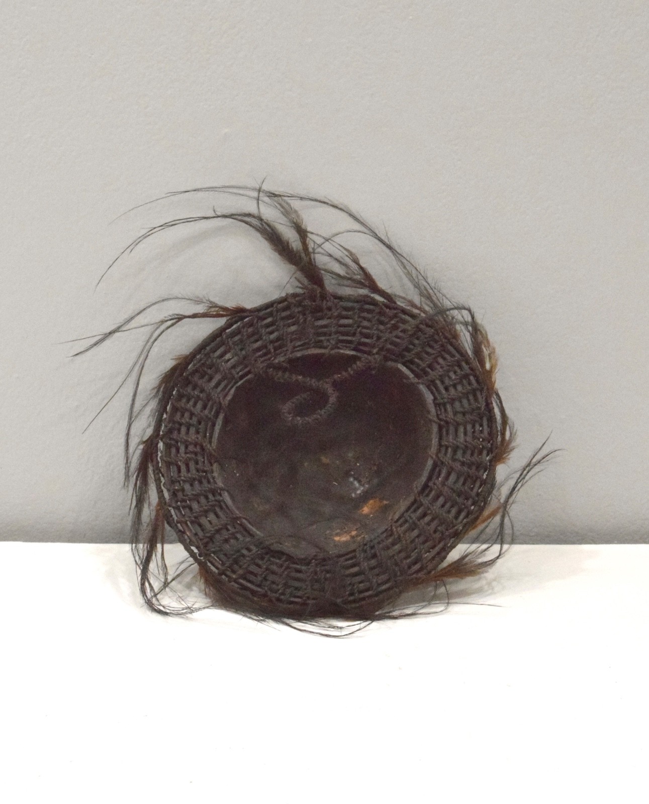 Mask Papua New Guinea Coconut Shell Rattan Mask