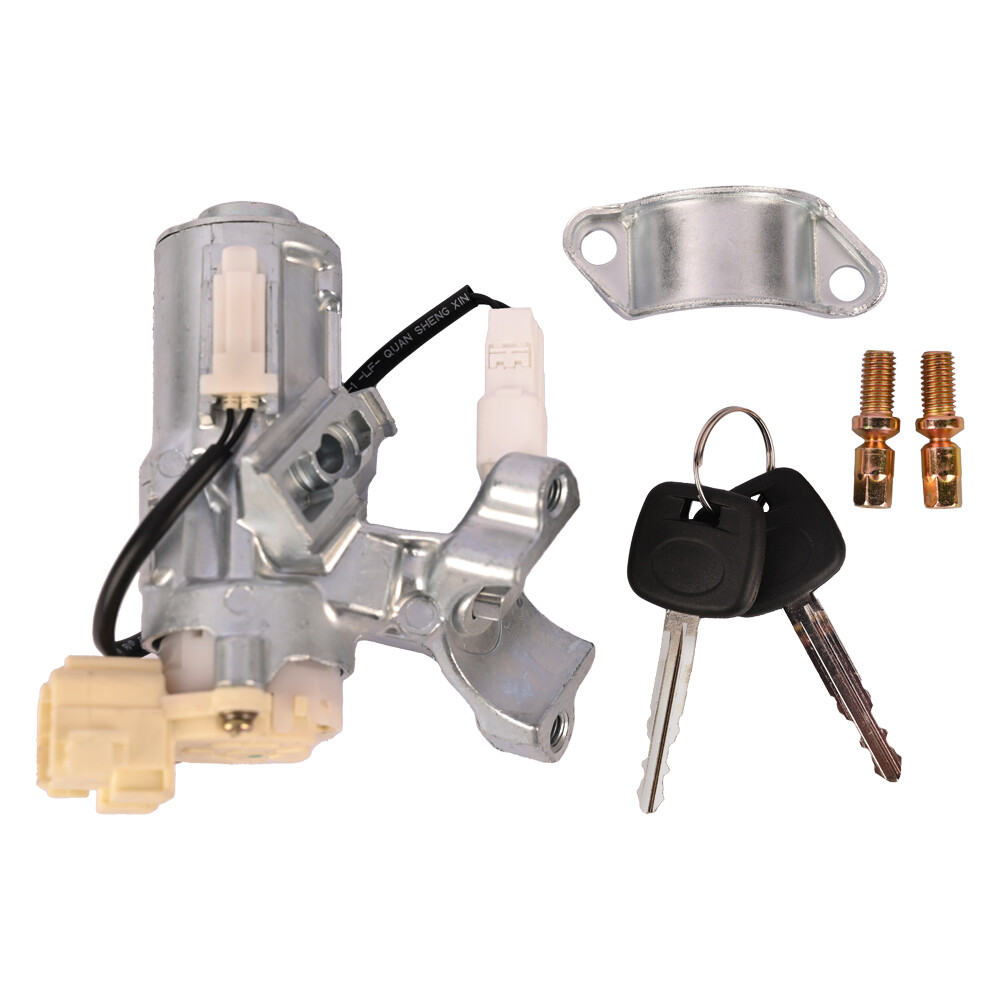 IGNITION LOCK CYLINDER ASSEMBLY SWITCH 2 KEY FOR TOYOTA COROLLA MATRIX 2003-2008