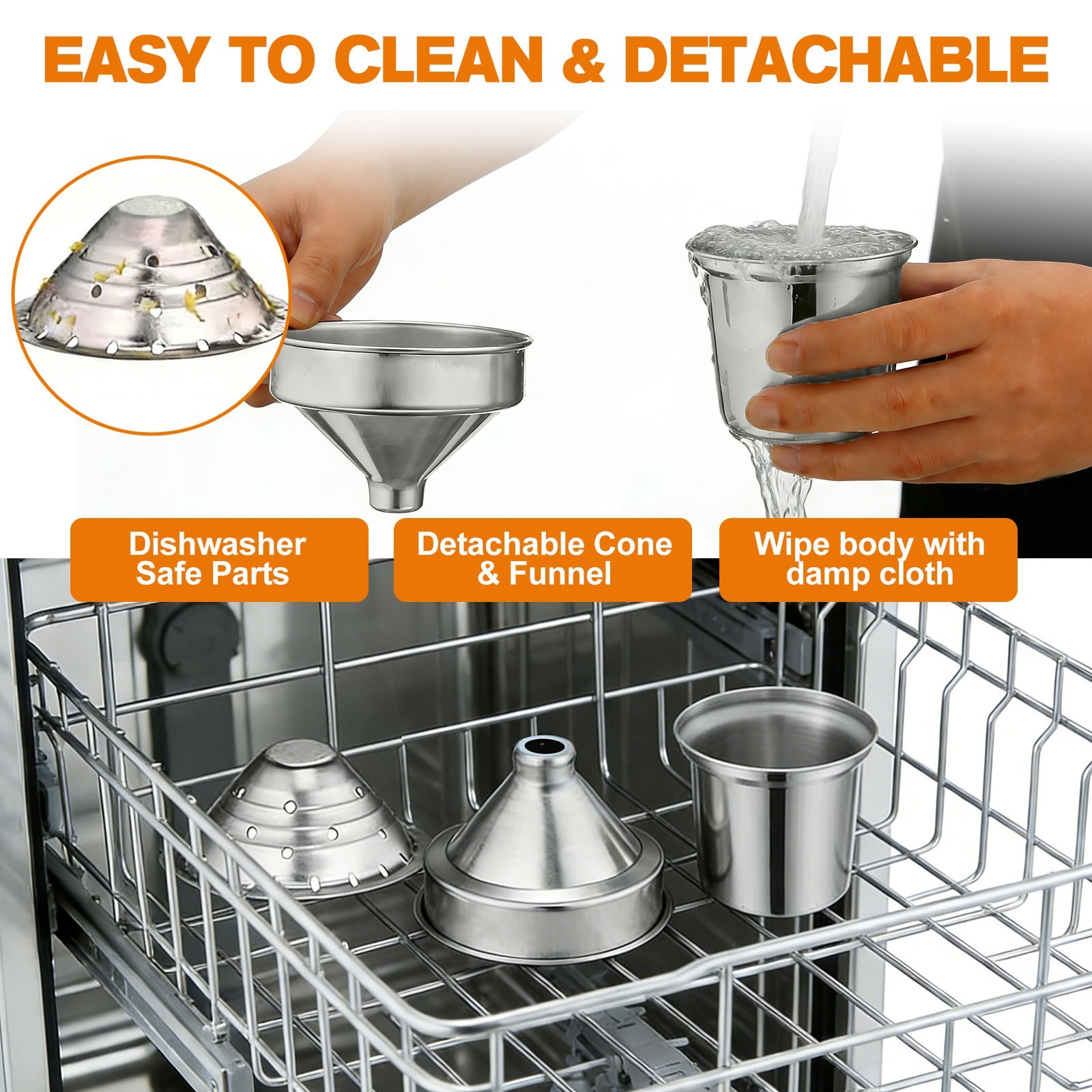 Heavy-Duty Cast Iron Orange Juicer Commercial Manual Press Citrus Squeezer