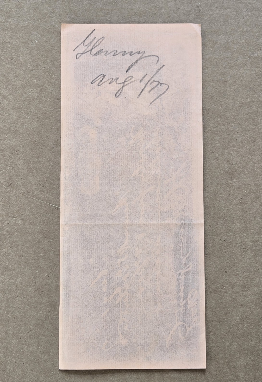 1879 Buffalo Importer Check - W.H. Glenny, Sons & Co. - Clipper Ship Graphic