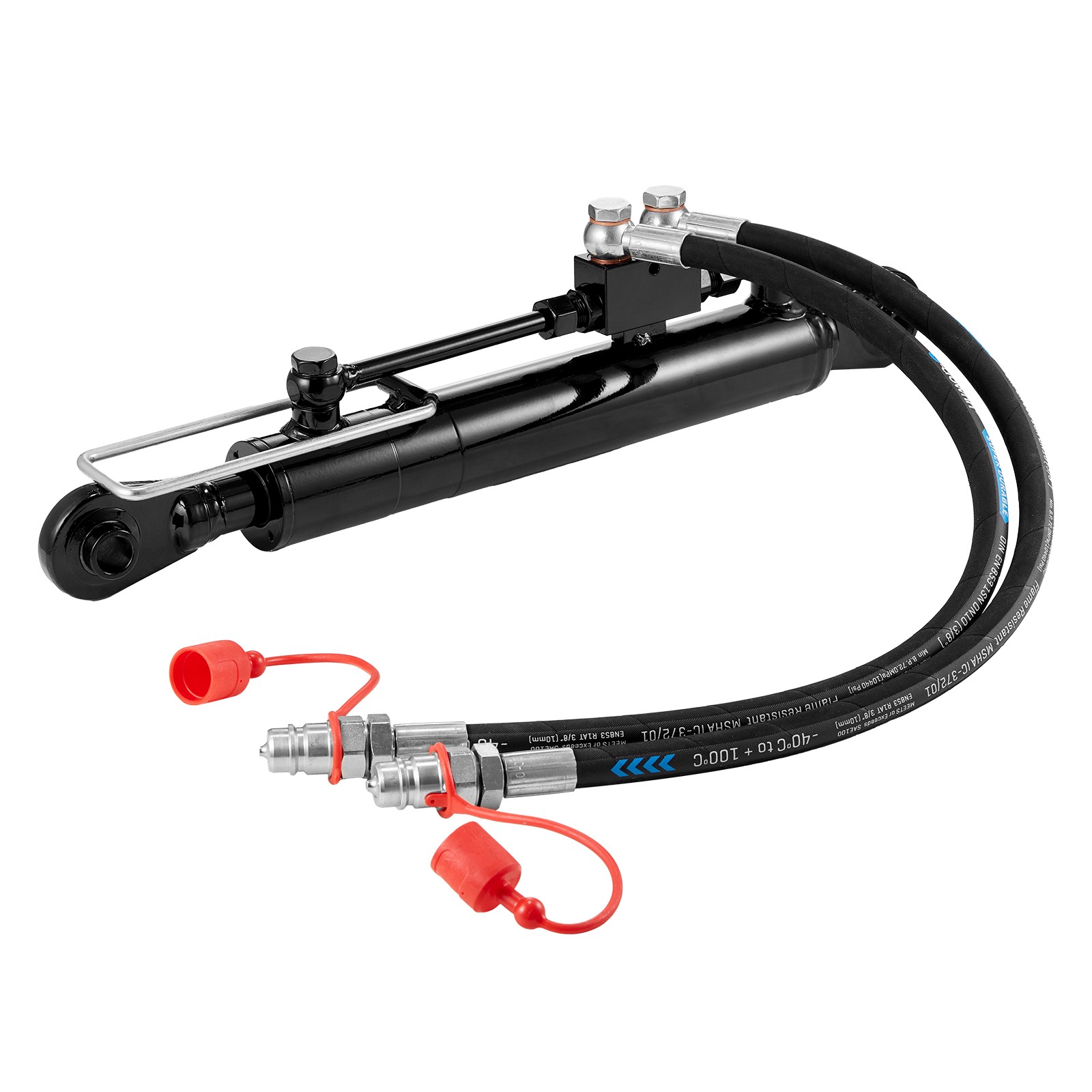 Uimoso Hydraulic Top Link Cat.1-1 / Cat.2-2 18 1/8" - 31 7/8" with 2x Hoses