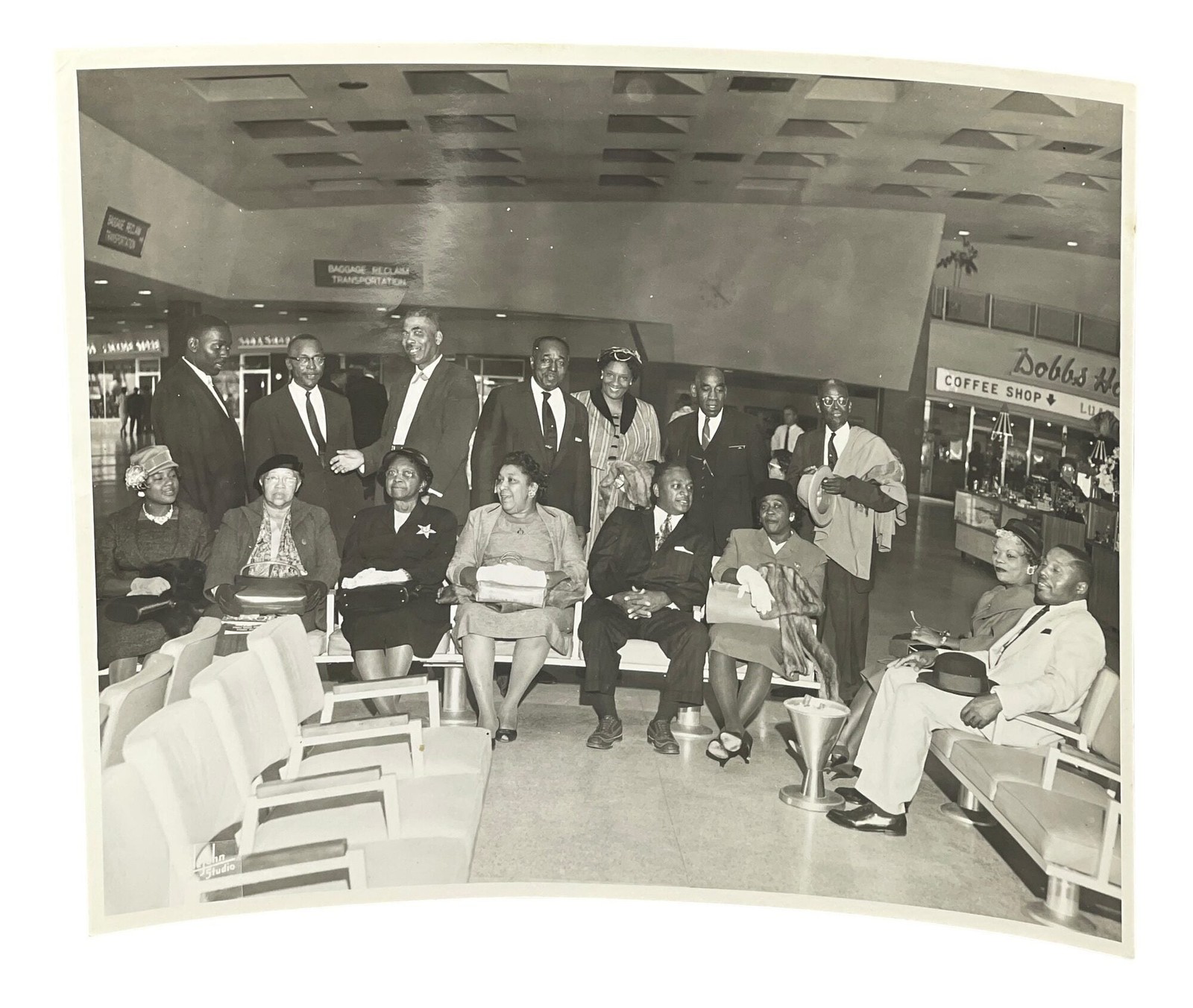 Calvin LITTLEJOHN / 2 Photos of Martin Luther King Jr in Fort Worth, Texas