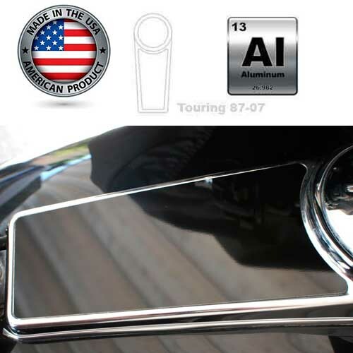 Black Aluminum Dash Insert Cover For Harley Electra Glide Tour Road Glide 87-07