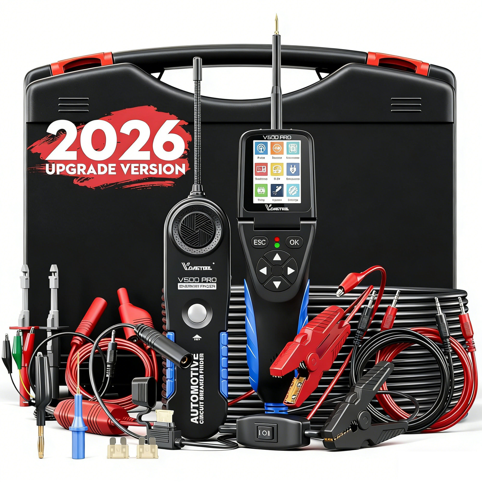 VDIAGTOOL V500Pro Auto Power Probe Tester Breaker Open Short Circuit Finder Tool