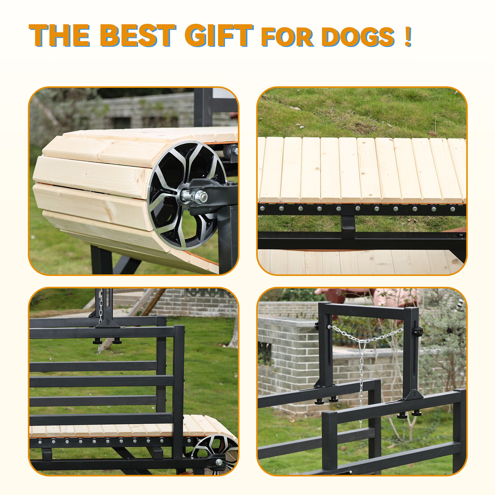 BowWowTread Dog Treadmill for Large Dogs, Dog Treadmill for Medium Dogs