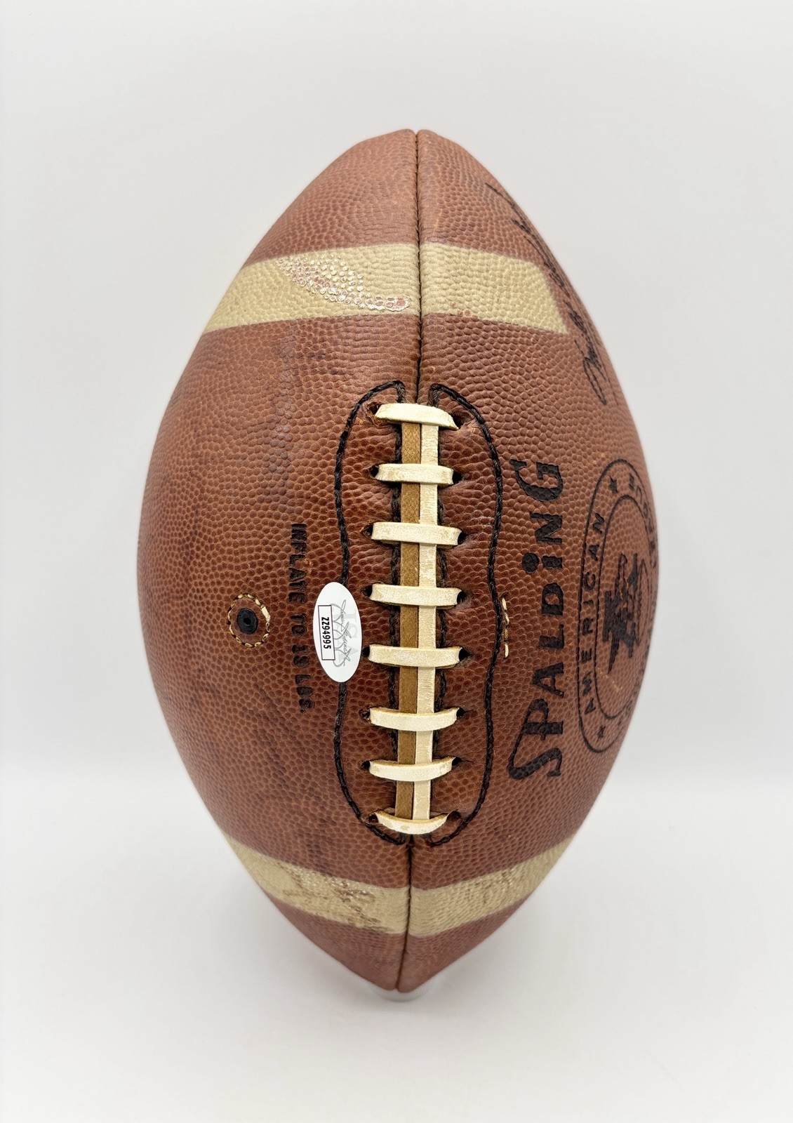 Spalding J5V American Football League Football - 1967 Buff Bills - JSA - Woodard