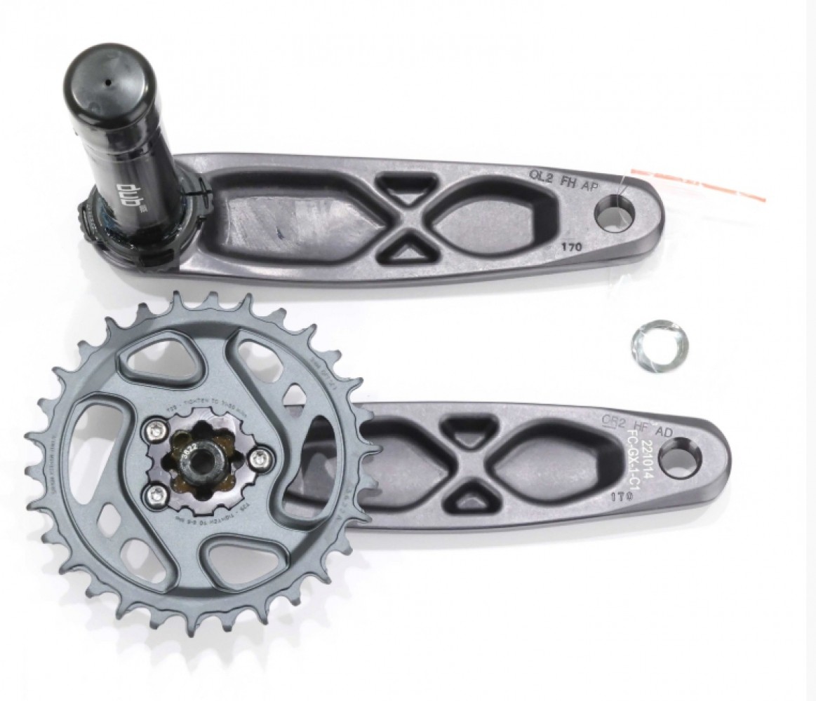 SRAM GX Eagle DUB WIDE Crankset 1x12s 170mm x 32T BOOST 148mm Lunar Gray