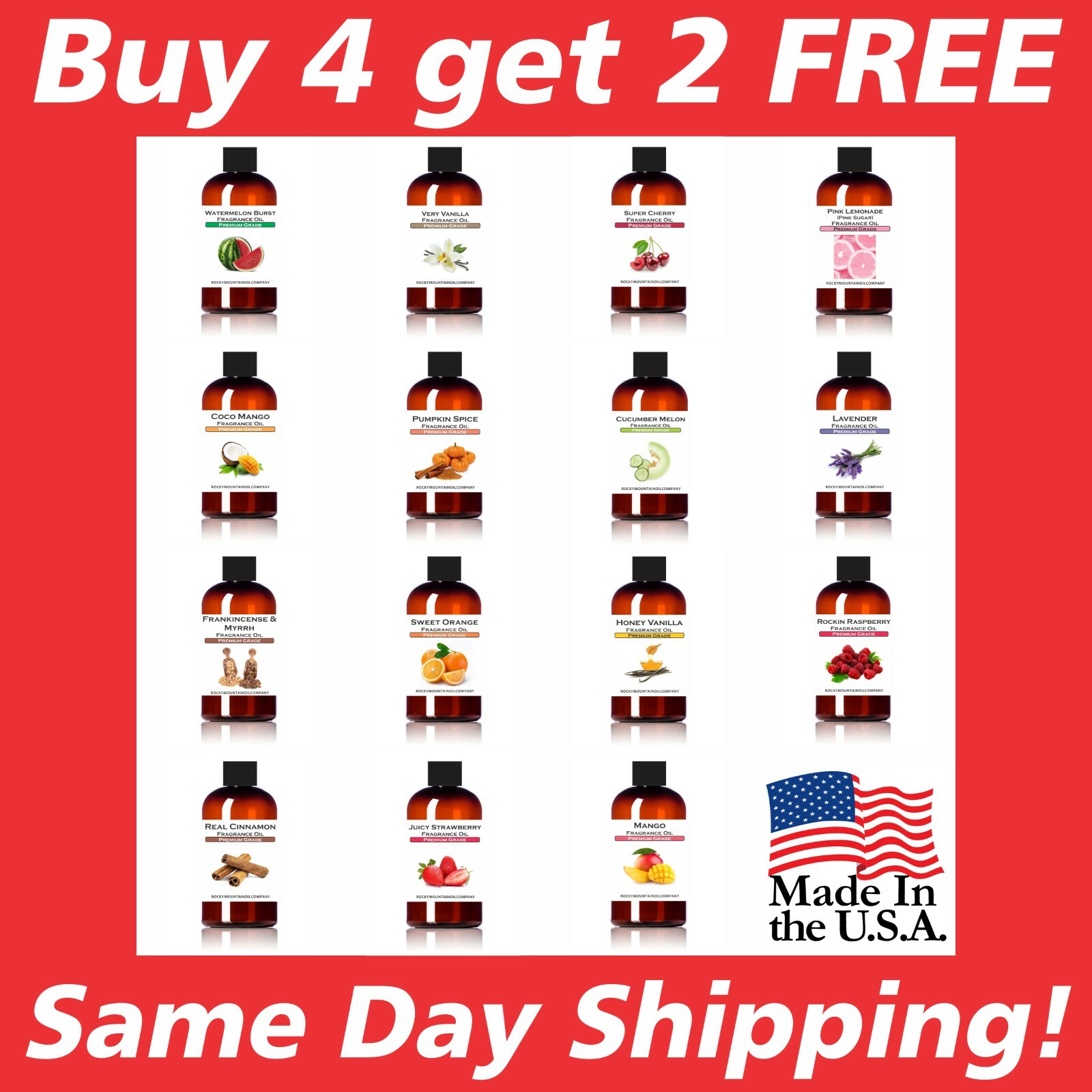 FRAGRANCE OIL FOR CANDLES SOAP MAKING BURNERS INCENSE DIFFUSER LOT SET