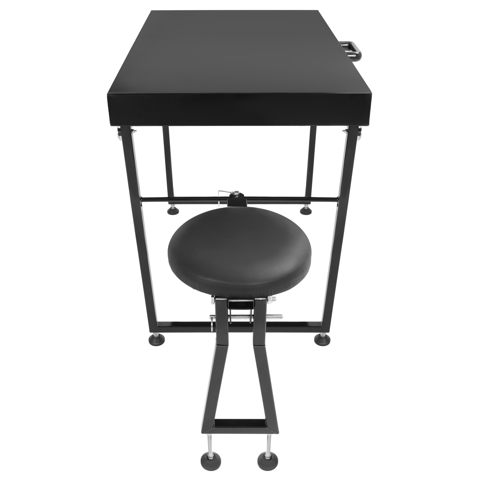 Heavy Duty Long Range Shooting Table Padded Seat Adjustable Legs Built-in Handle