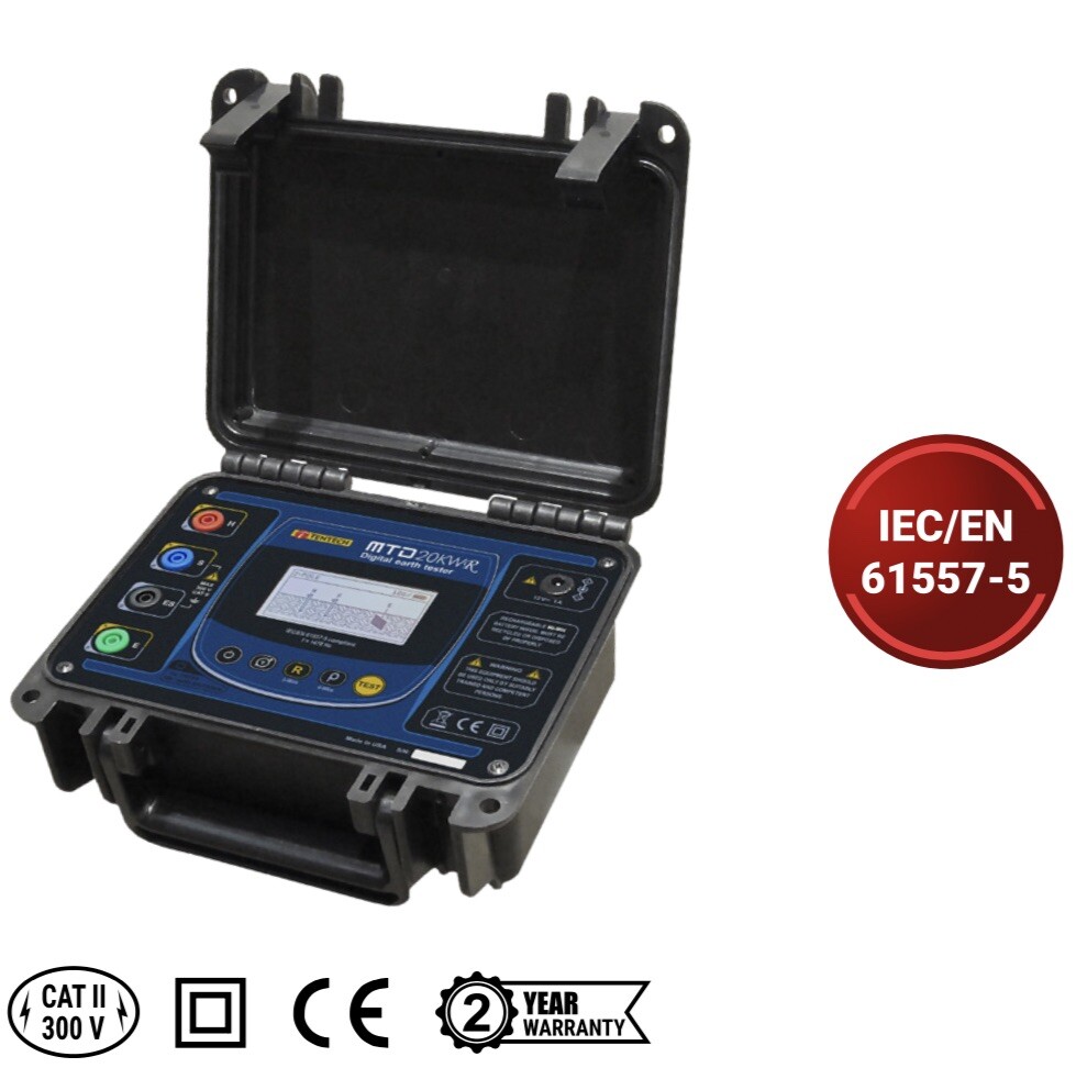 Tentech Megabras MTD20KWR Earth Tester Telurometer 20kV Digital Reliable