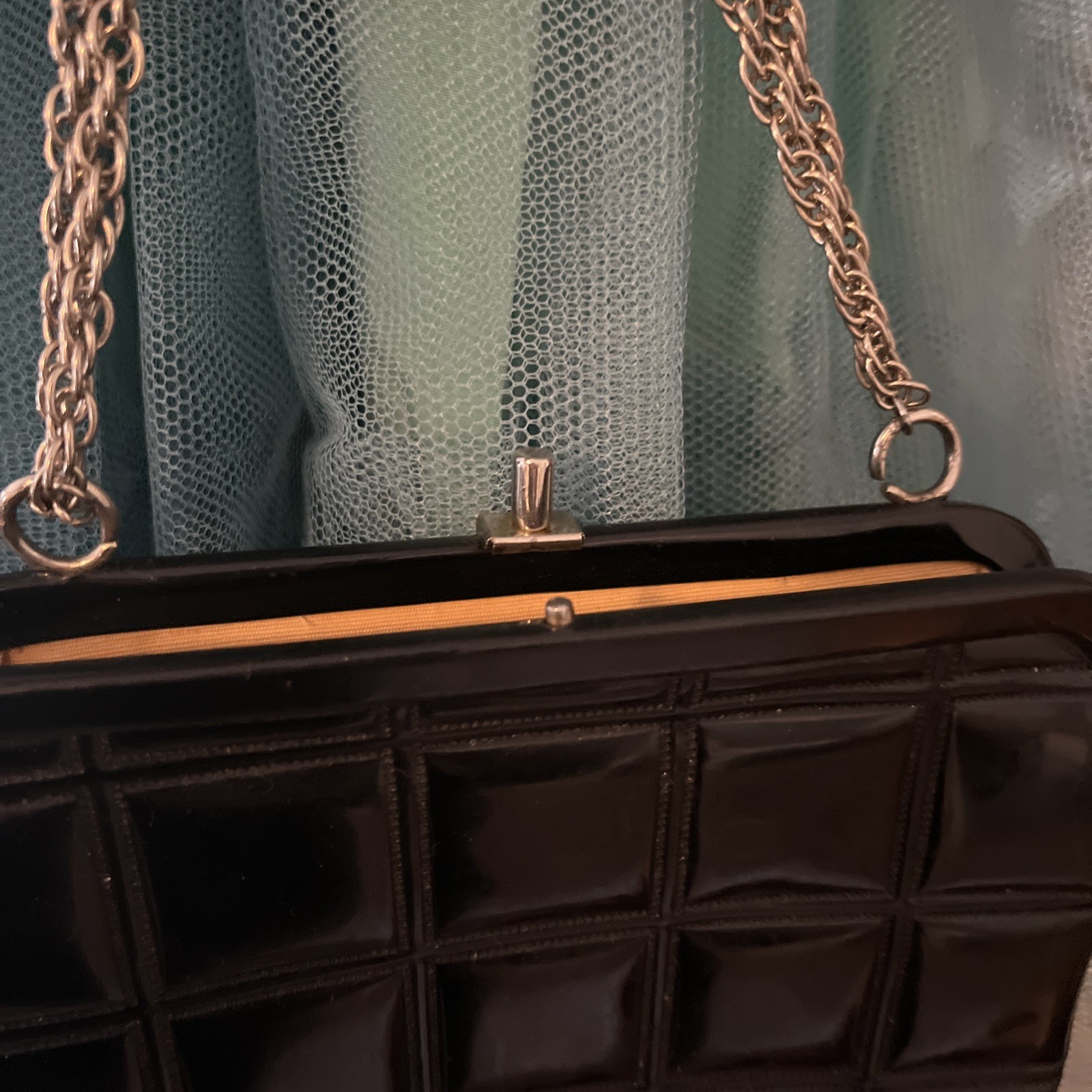 Fabulous Deco Antique Vintage Bagline of California clutch purse chocobar look