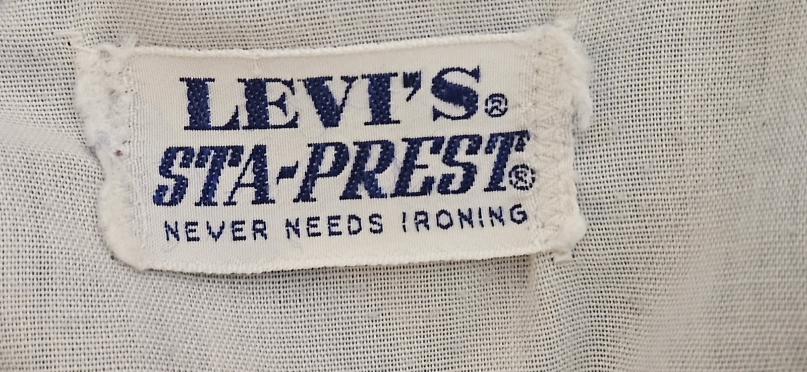 VTG 70s Levi's Sta-Prest Blue Boot Cut Corduroy Pants 32 (34/35) X 30
