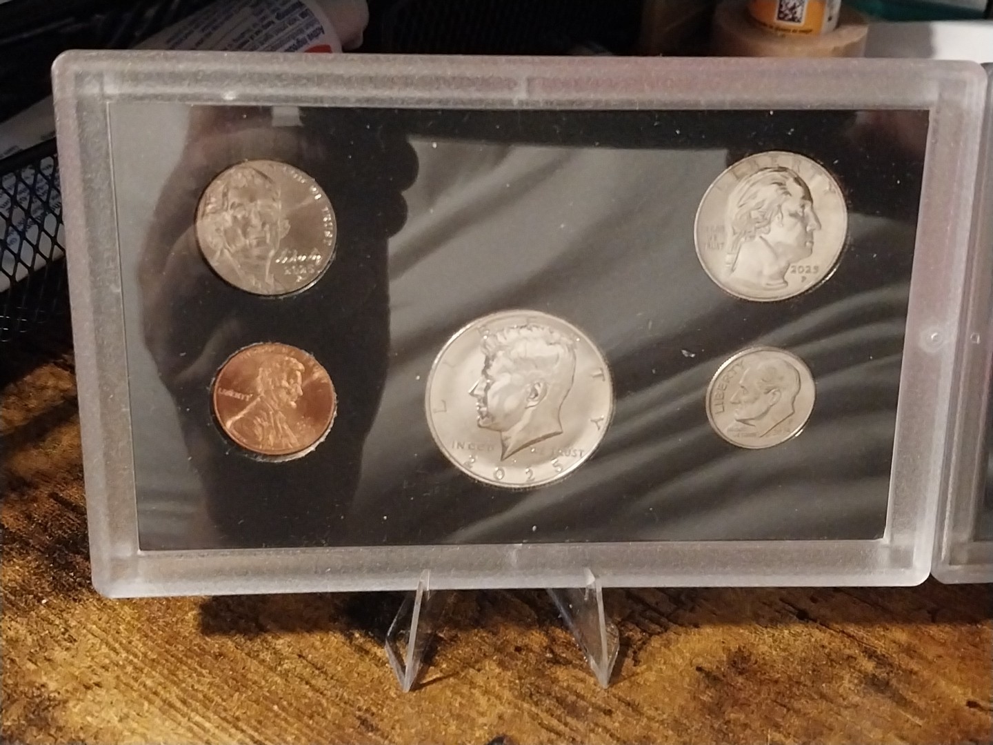 2025 MINT SETS IN REPURPOSED HOLDERS 10 PCS. BRILLIANT UNCIRCULATED P AND D