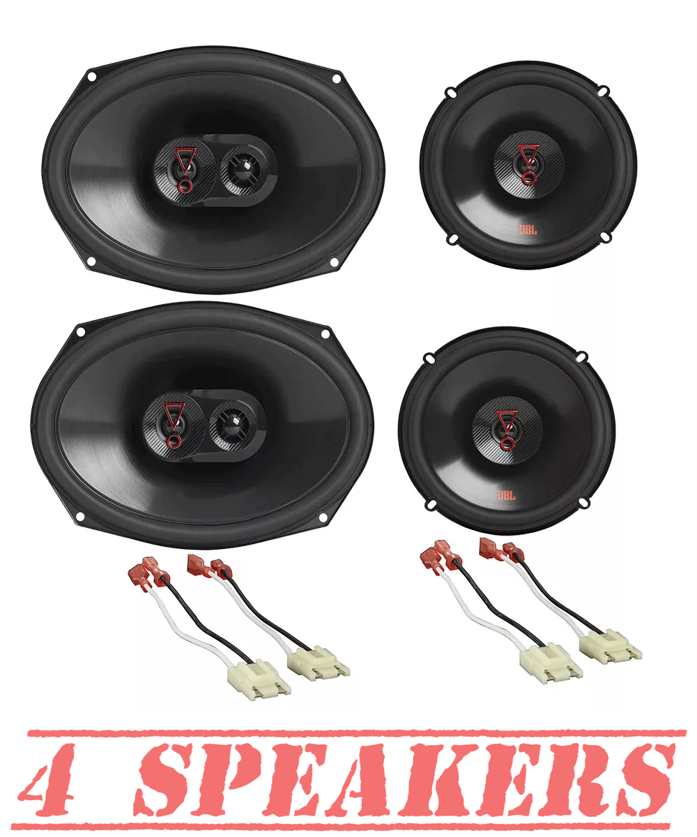 JBL Stage3 Front and Rear Door Car Speaker Upgrade for 1994-2002 Dodge Ram 1500