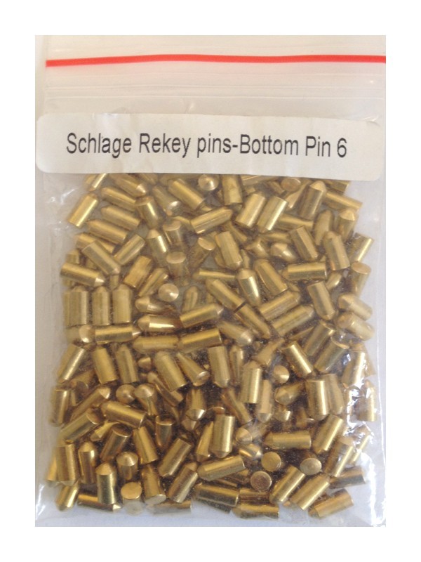200 Pieces Schlage Rekey Bottom Pins #6 Locksmith Rekeying Pin Keys Kits