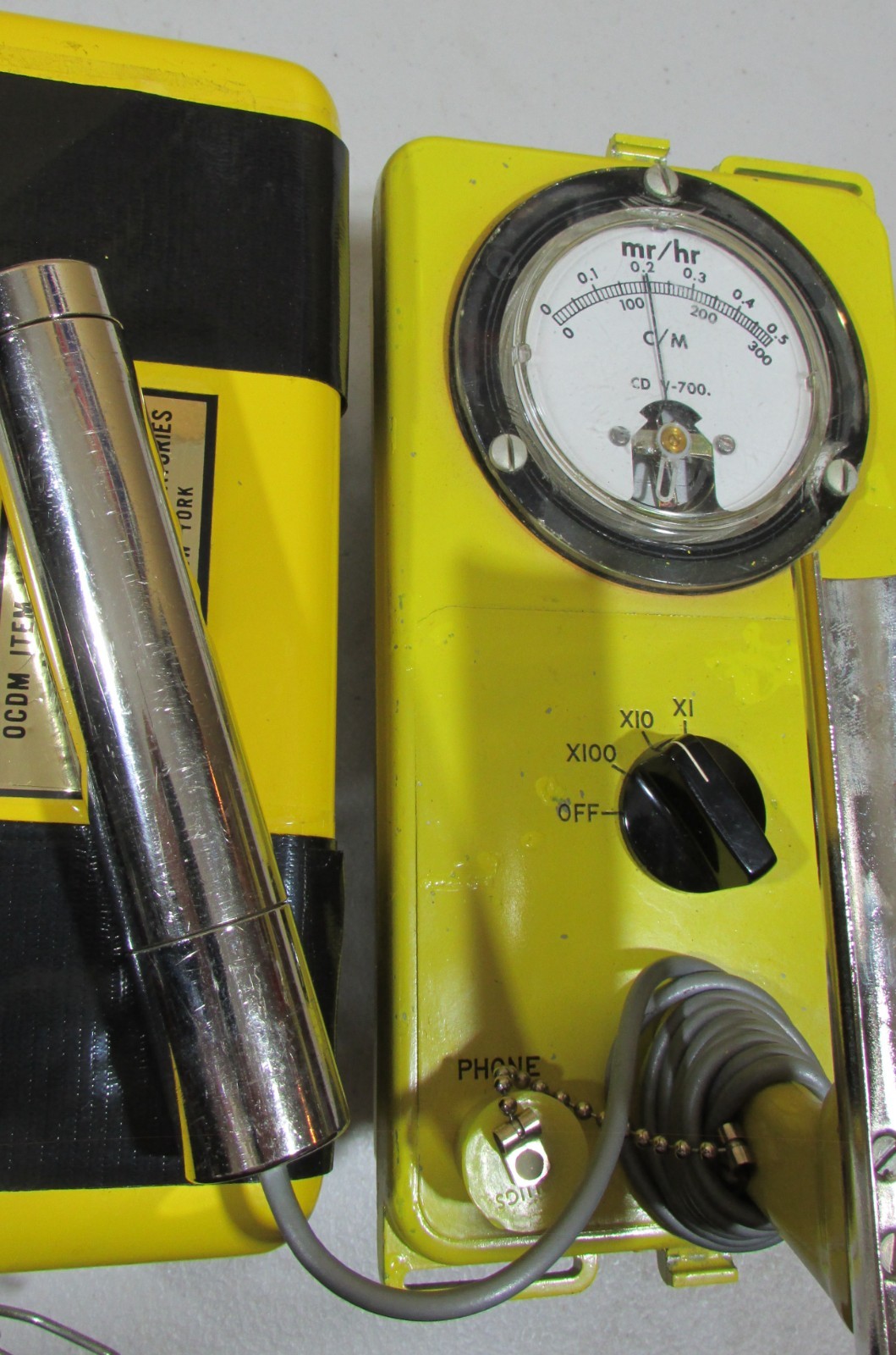 RETROFIT! TESTED! Victoreen Geiger Counter CDV-700 #6 Radiological Survey Meter
