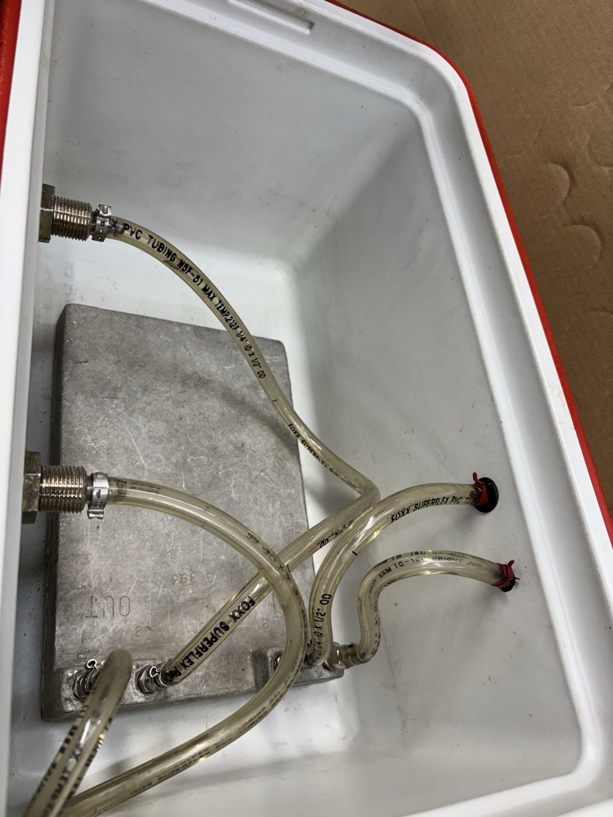 Jockey Box Cooler Beer Pop 2 Faucet, Cold Plate 35qt