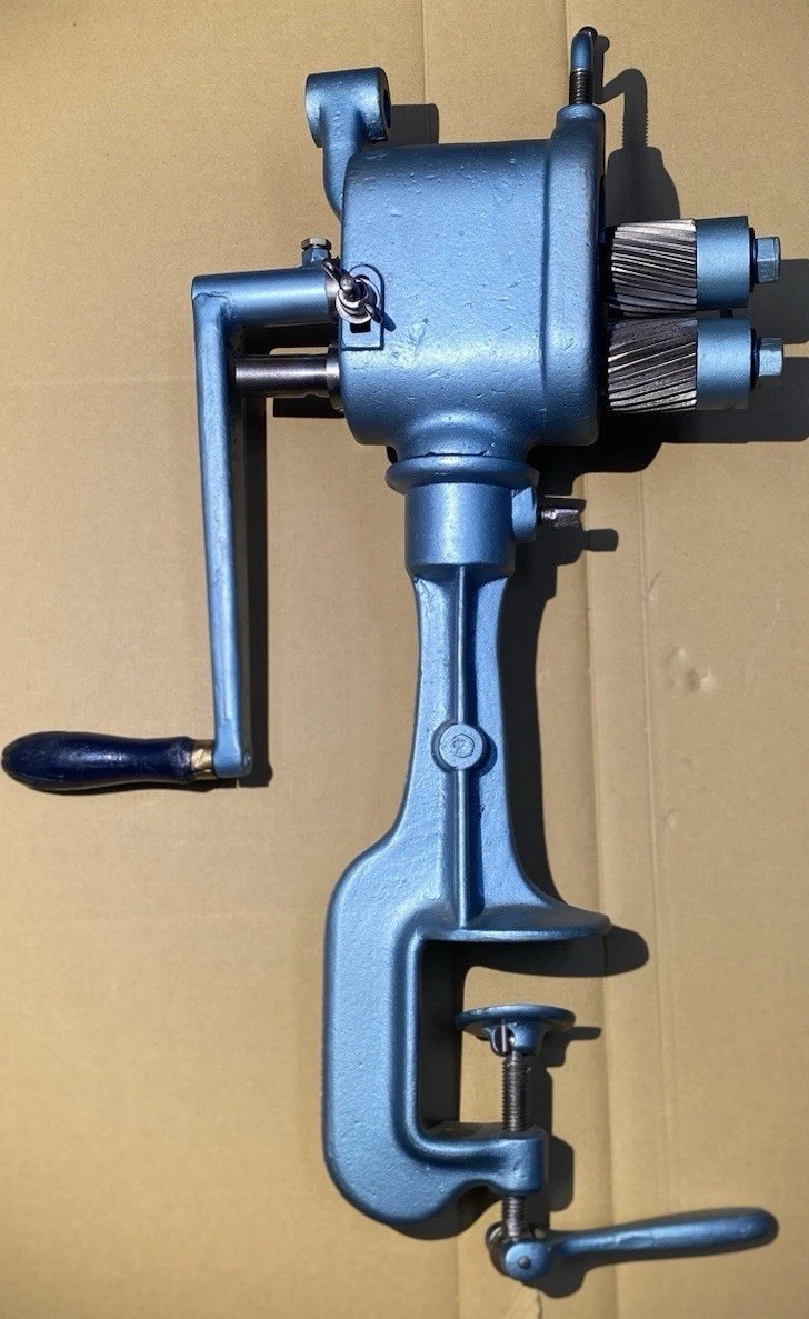 Vintage Niagara Hand Crank Beading & Crimping Rotary Machine Roper Whitney