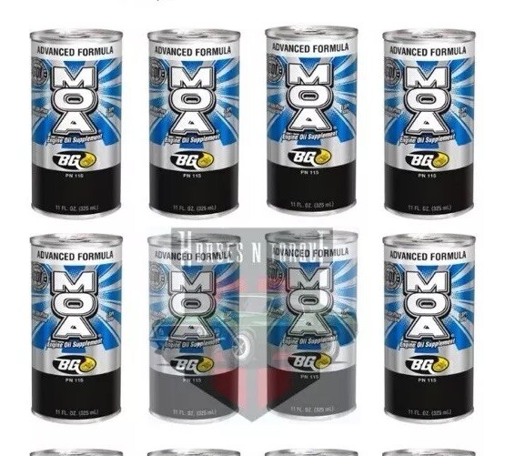 BG MOA Advance Formula Engine Oil Supplement PN 115 11oz Can 8 Pack