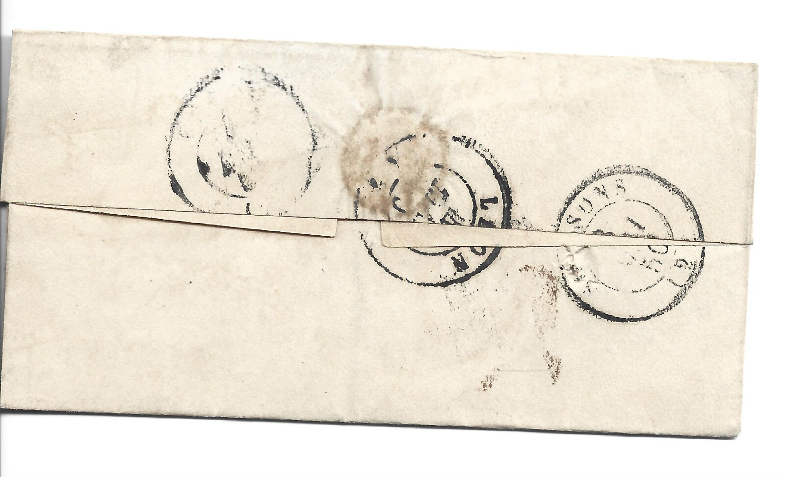 FRANCE 1856 CHAVIGNON TO REIMS LETTER 207(ZZ87)