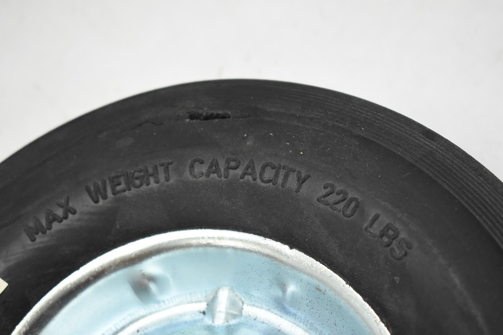 1- 10x2.5 Solid Rubber Wheel Tire 5/8 Bore Hard Snow Blower Dolly Cart