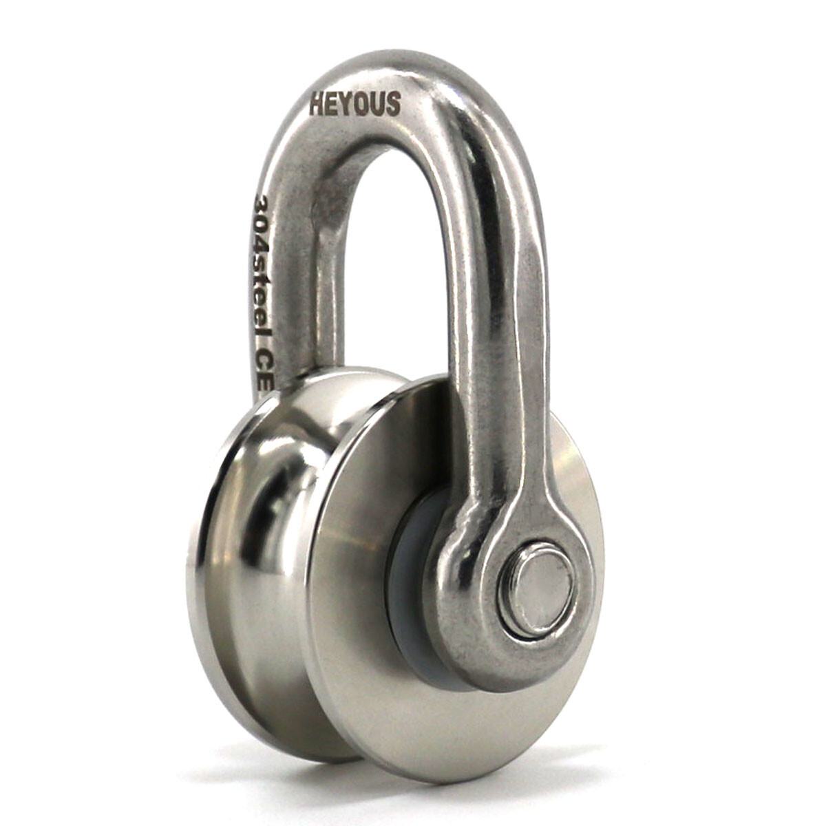 Stainless Steel Pulley Wheel Cable Rope Pulley Block, New