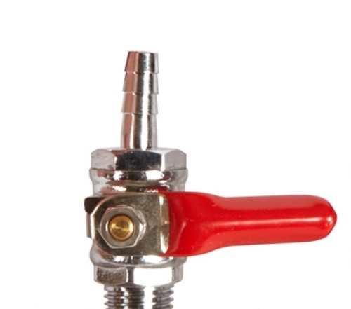 4 Way Compressed Gas Manifold 1/4 in Barbed Line Splitter Multi Keg Set Up