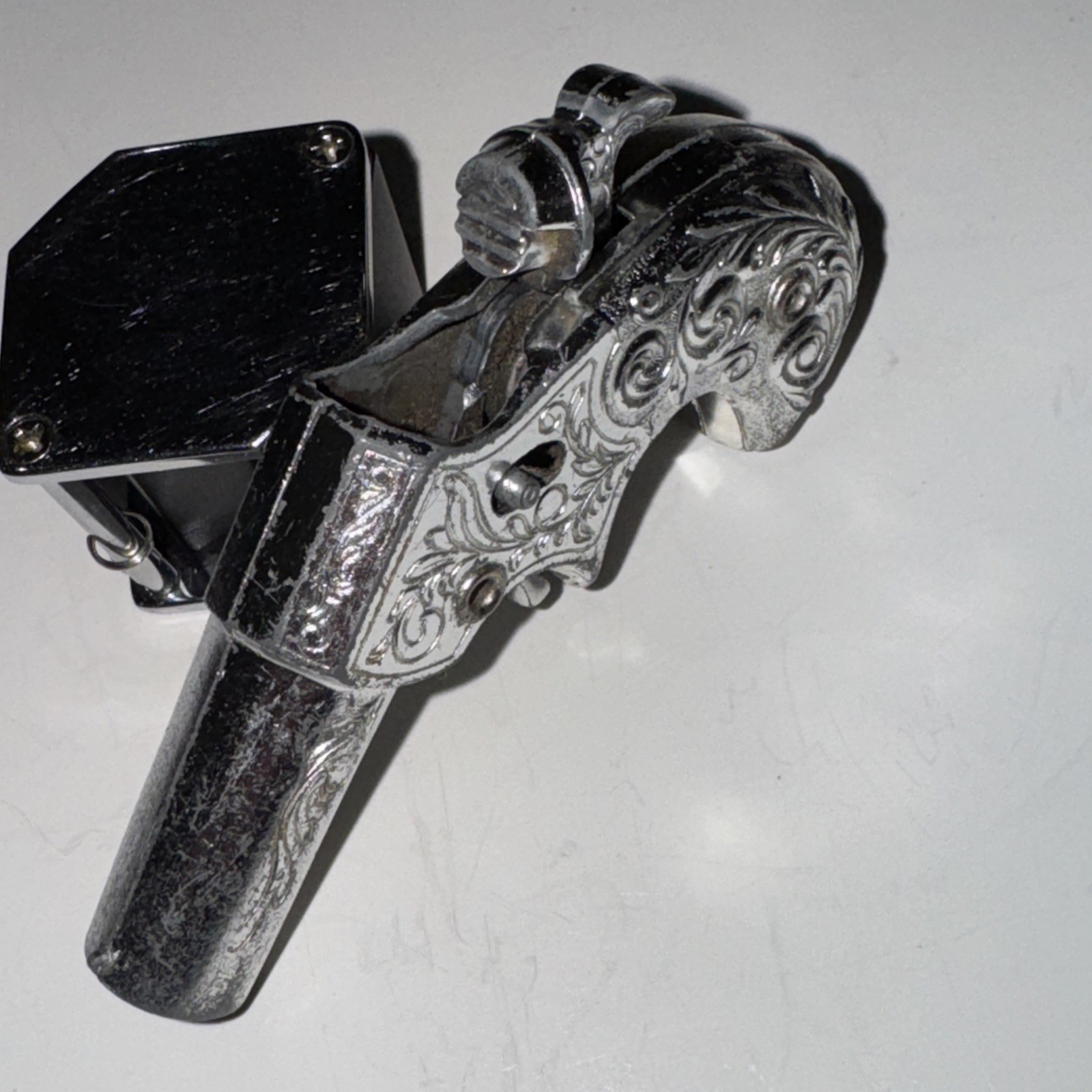 Vtg 1959 Mattel Toy Remington 1867 Derringer Pistol Cap Gun Cowboy Belt Buckle