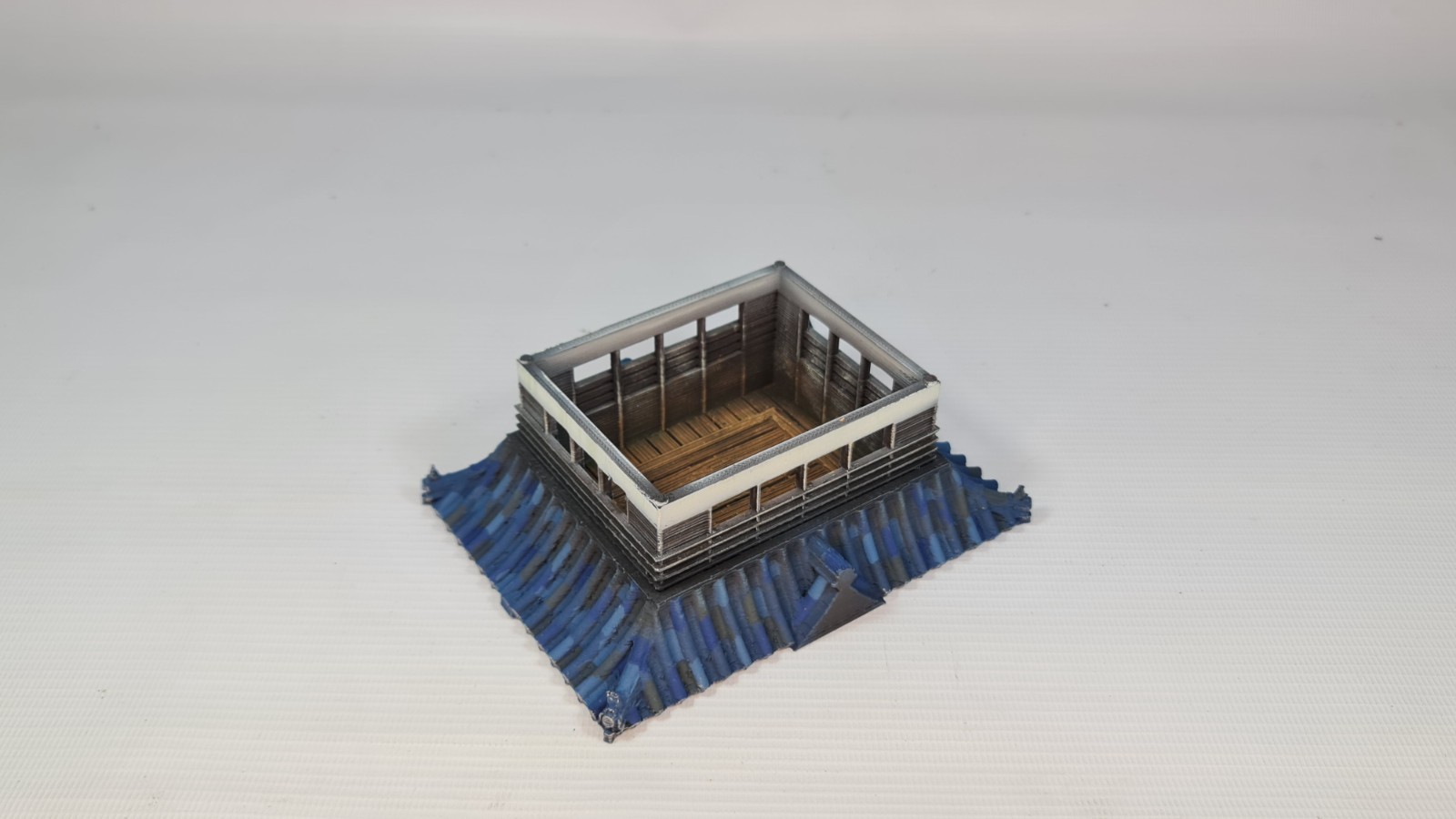 Hatsume 3D Printed Japanese Castle 28mm Miniature for Tabletop RPG