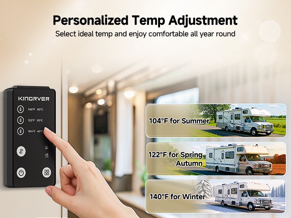 10 Gallon Gas & Electric & Hybrid RV Water Heater Replace Suburban 6/10 Gallon