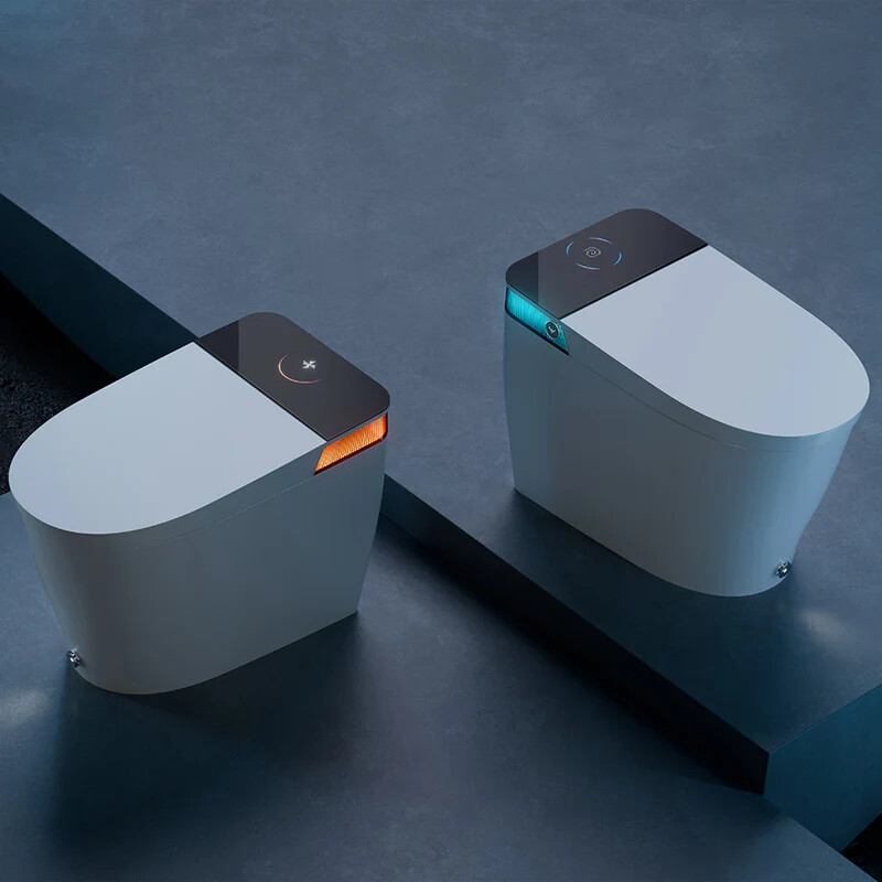 HOROW Smart Toilet Bidet with Powerful Flush Auto Open/Close Lid Deodorization