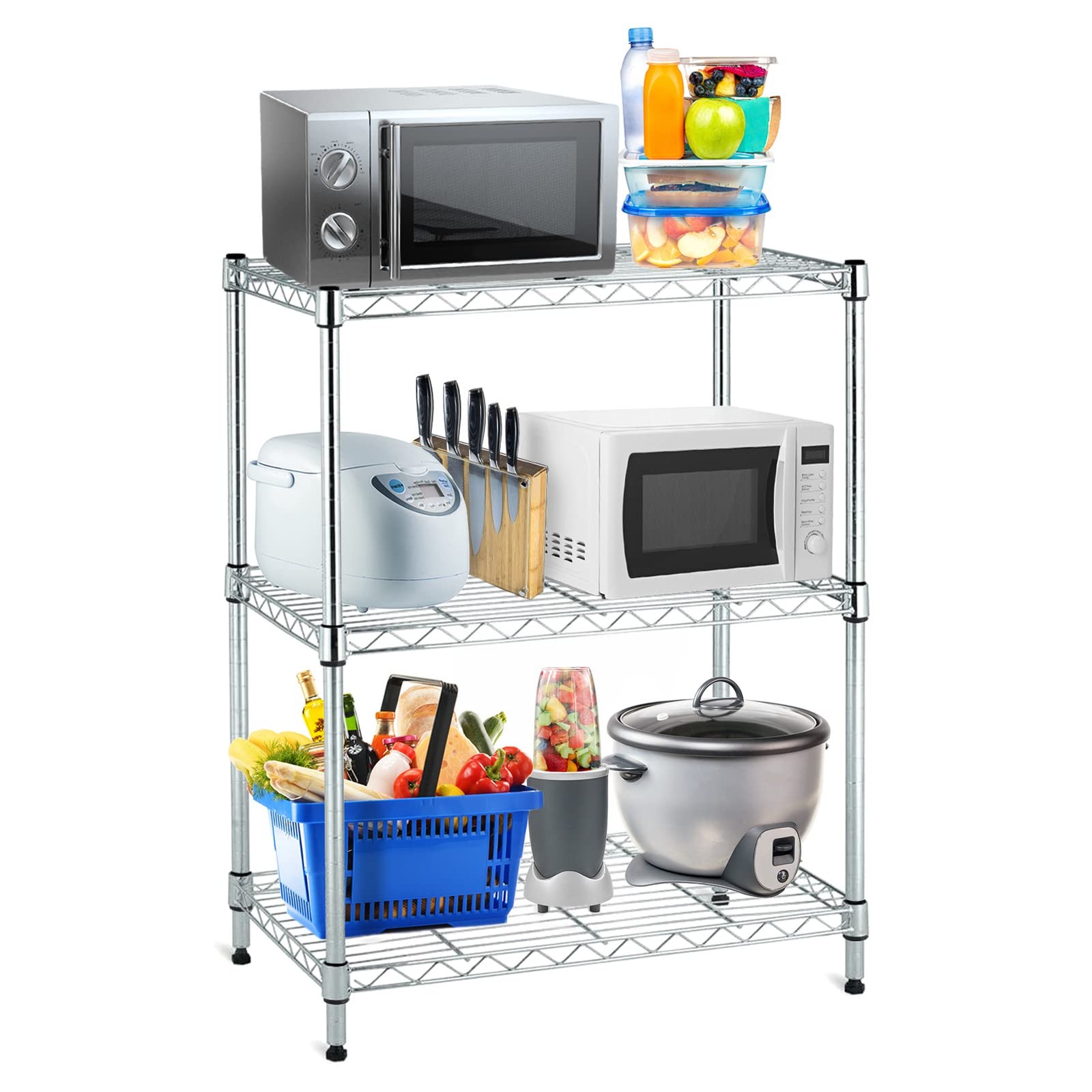 72 Pcs Wire Shelf Clips for 1" Post - 36 Pairs of Wire Rack Lock Clip Replacemen