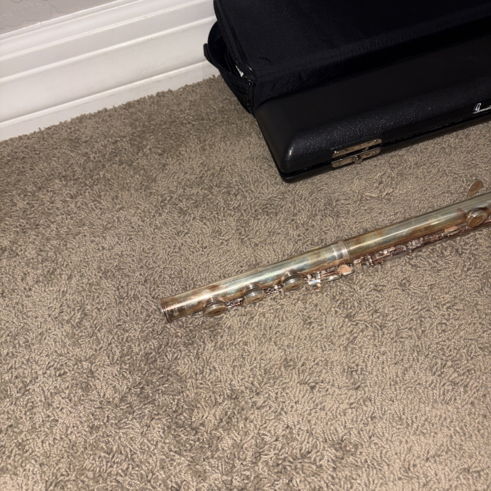 Vintage Gemeinhardt 3B Intermediate Flute Open Hole Inline G J1 Headjoint USA