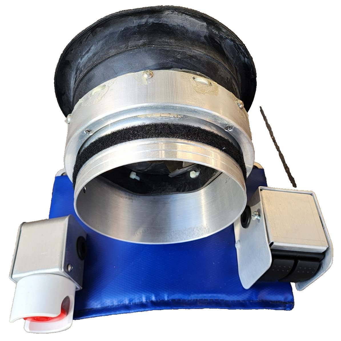 Industrial Dust Collector Systems 6'' Air Filtration Solutions Power STOP Switch