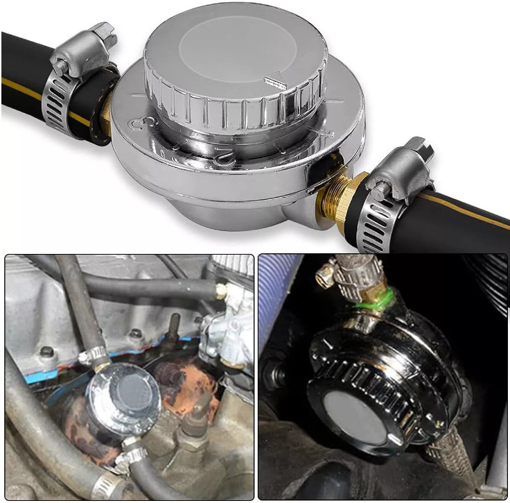 Universal 1-6 PSI Adjustable Fuel Pressure Regulator Kit For Carburetor Engine