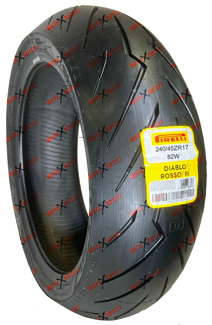 Pirelli Diablo Rosso III 240/45ZR17 Rear Tire Motorcycle 240 45 17 3 2717800