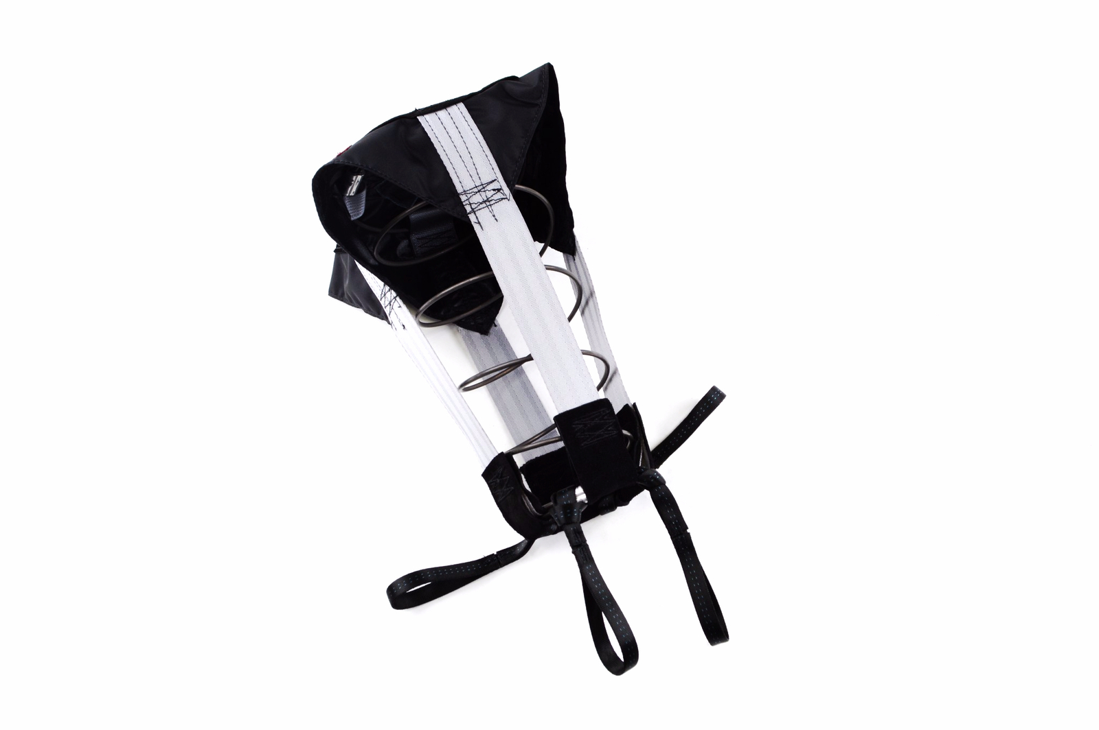 RJS RACING EQUIPMENT DRAG PARACHUTE SPRING LOADED BLACK DRAG CHUTE 7000401